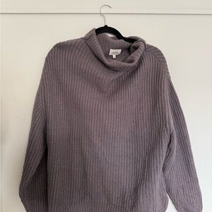 Wilfred Lavender Cowl Neck Sweater